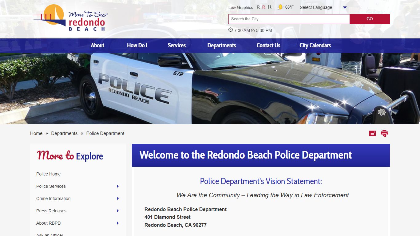 City of Redondo Beach - Police Department